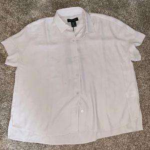 Gray Button Down Blouse